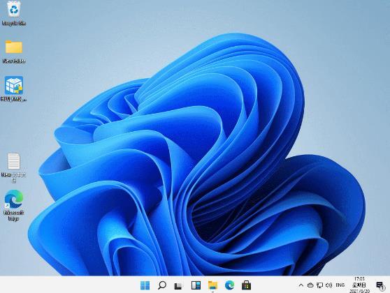 正版windows11正式旗舰版v2021.07系统桌面图
