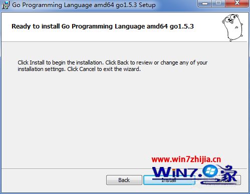 Windows7系统安装GO语言安装包的方法