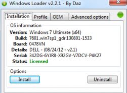 windows7激活工具（windows loader）v2.3.1中文版